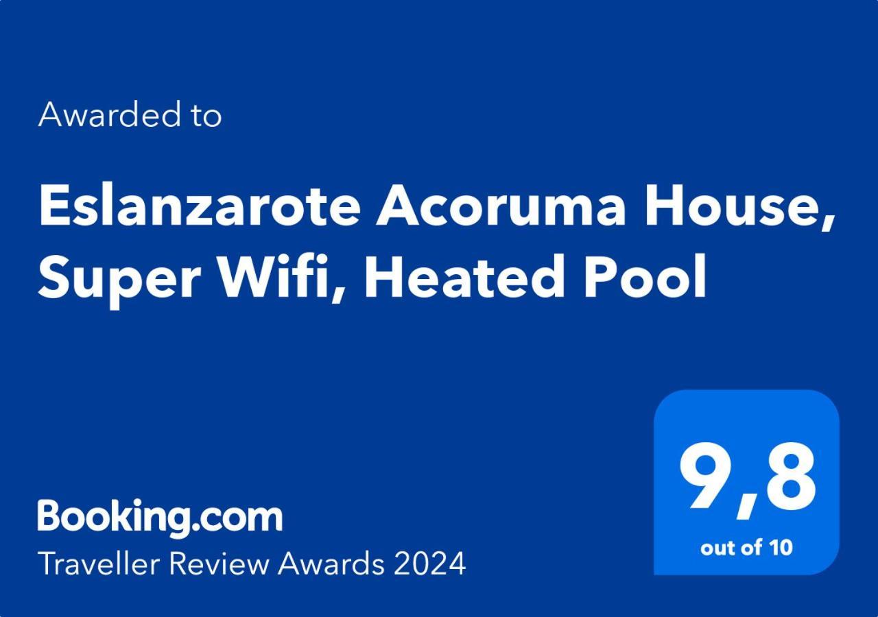 Eslanzarote Acoruma House, Super Wifi, Heated Pool Guime Ngoại thất bức ảnh